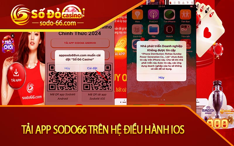 Tải app Sodo66 trên hệ điều hành IOS